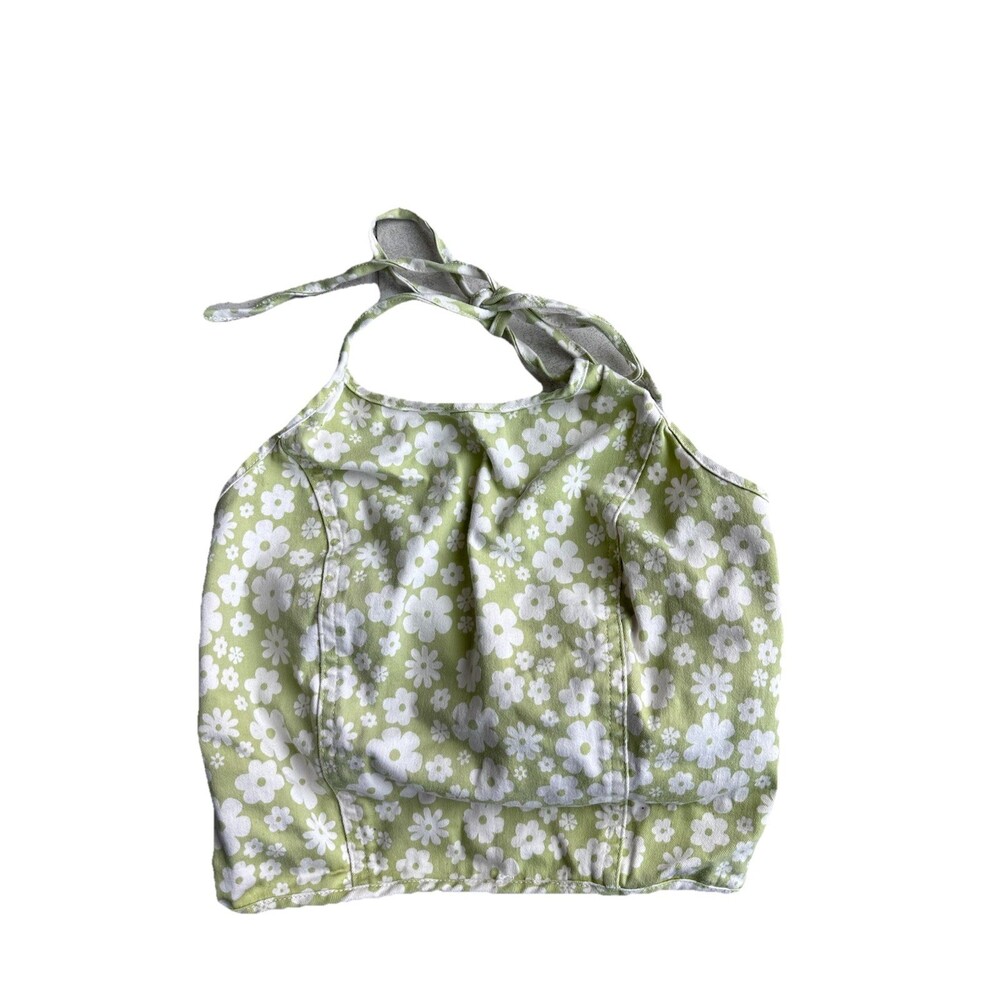 Y2k Flower Forever 21 Crop Halter Size Small